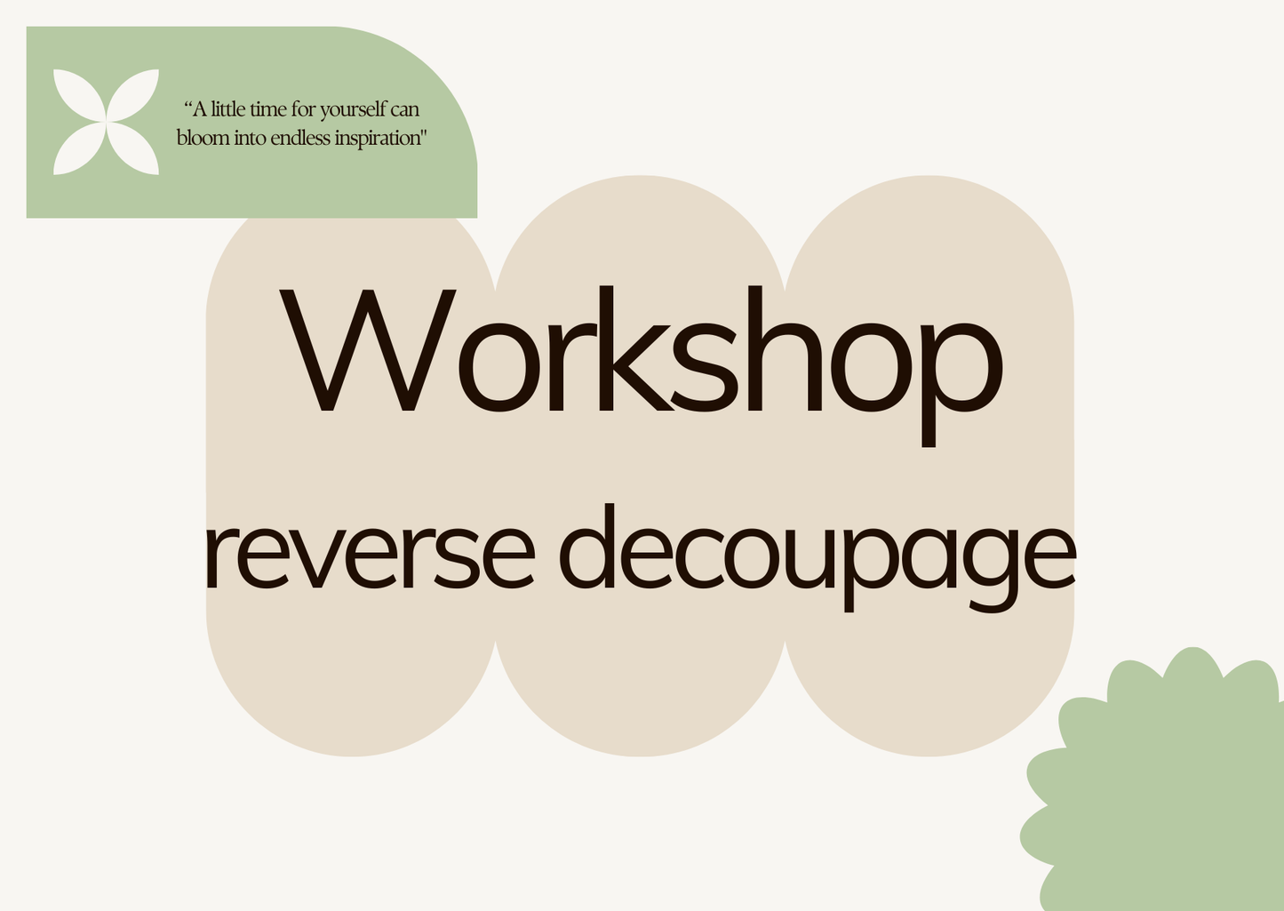 Workshop - Reverse decoupage - donderdag 28 mei