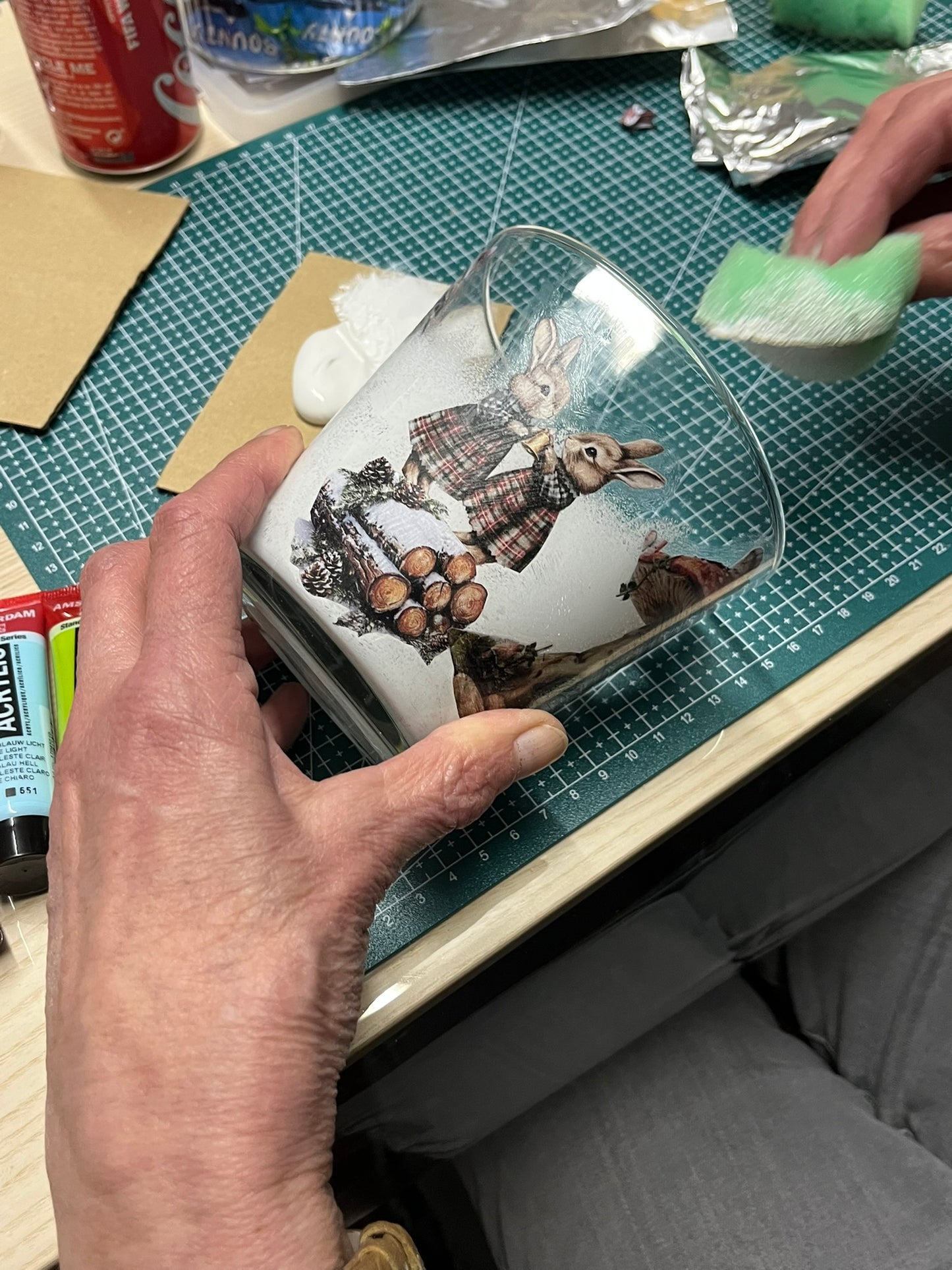 Workshop - Reverse decoupage - donderdag 28 mei